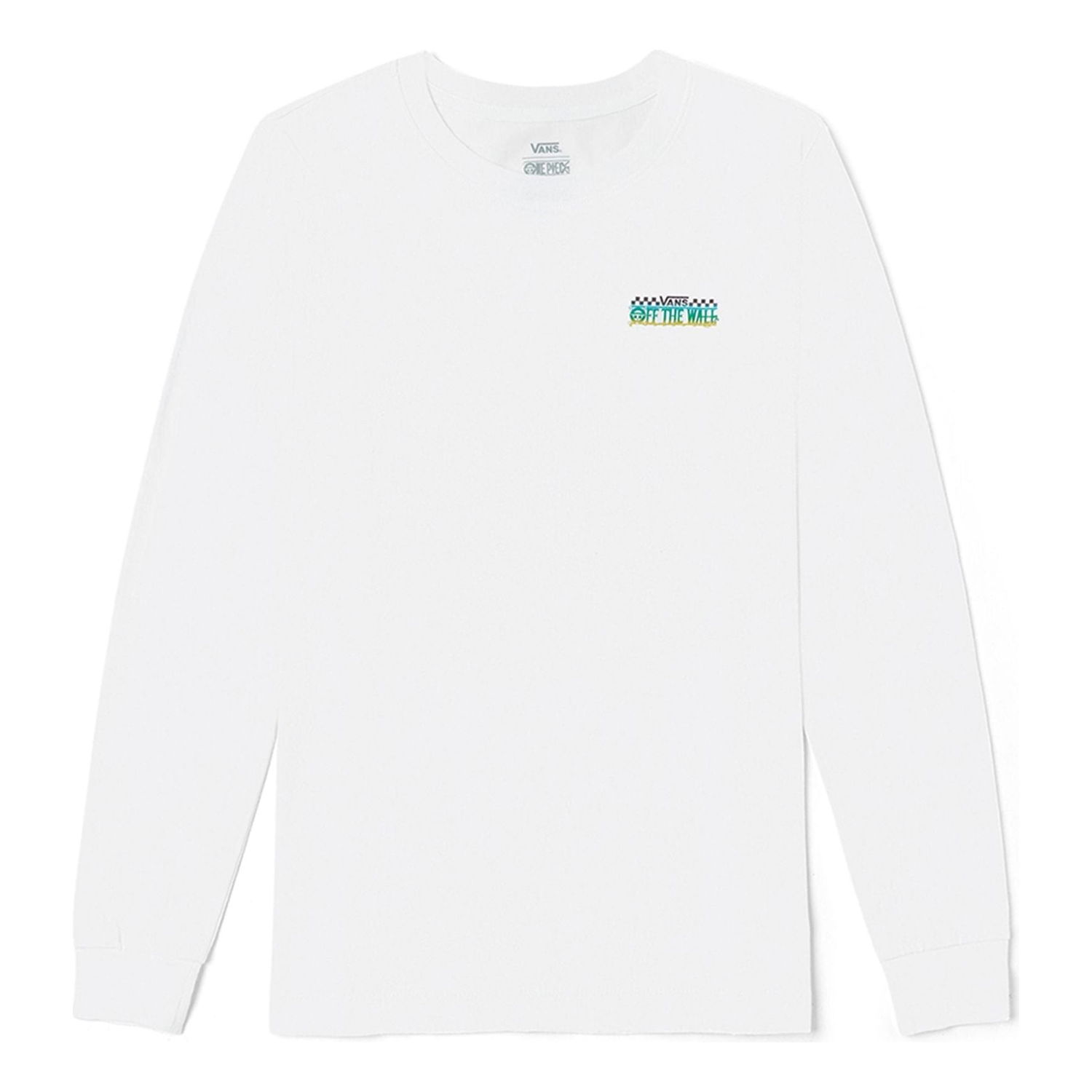Тениска Vans Vans x One Piece Graphic Long Sleeve T-Shirt Бяло | VN00038BWHT, 0