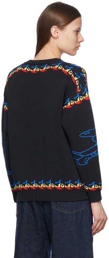 Пуловер Stella McCartney Stella McCartney Fantasia Rainbow Mickey Graphic Sweater Черно | 6K00793S7253, 2