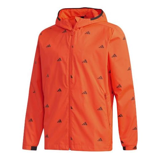 Ветровка adidas Originals Windproof Training Jacket Оранжево
 | FM9421