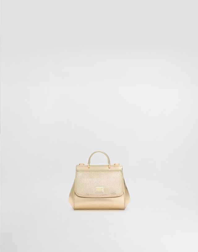 Dolce & Gabbana Mini Sicily Leather Handbag