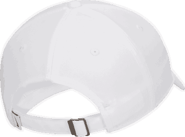 Шапка с козирка Nike Nike Club Unstructured Swoosh Cap Бяло | FB5369-100, 3