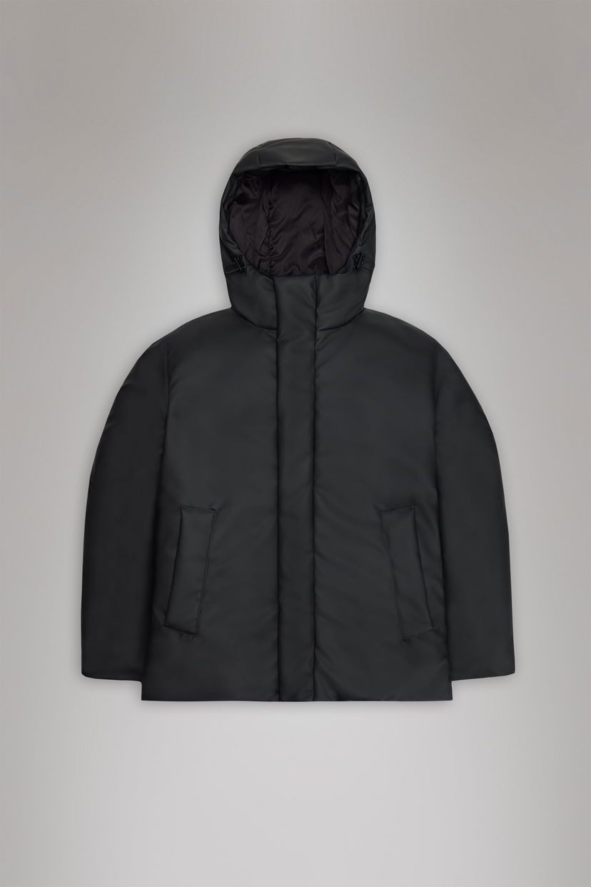 Пухо яке Rains Insulated Jacket With Hood Черно | 15920\01