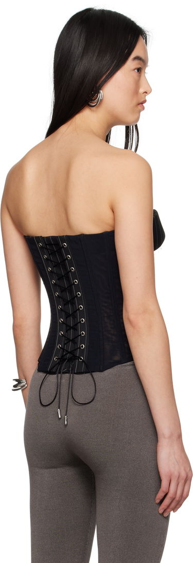 Сутиен Jean Paul Gaultier Jean Paul Gaultier 'The Bi-Material Suit' Pinstripe Corset Черно | 25/33-F-ST023-C074-0001, 2
