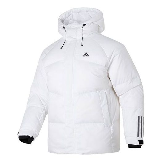 Пухо яке adidas Originals Goose Down Puffer Jacket Бяло | IL8925