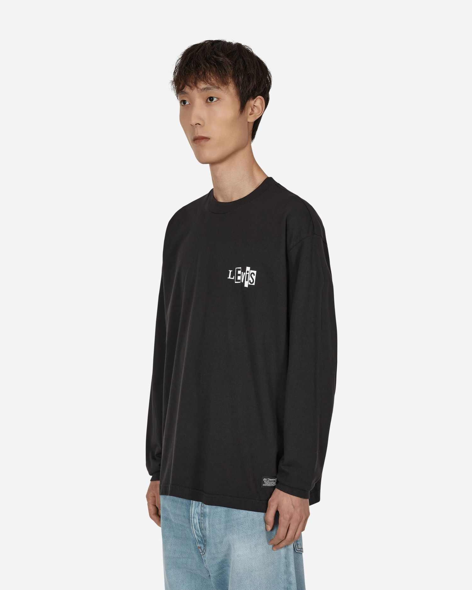 Тениска Levi's Graphic Box Longsleeve T-Shirt Черно | A1006 0006, 1