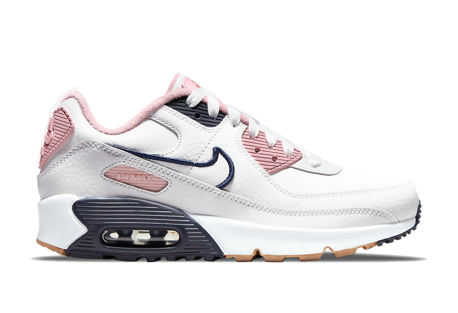 Кецове и обувки Nike Air Max 90 LTR SE White Pink Glaze W Бяло | DB0472-100, 0