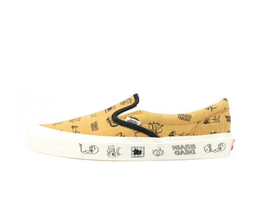 Кецове и обувки Vans Slip-On Brain Dead Gold Жълто | VN0A38FJN8B