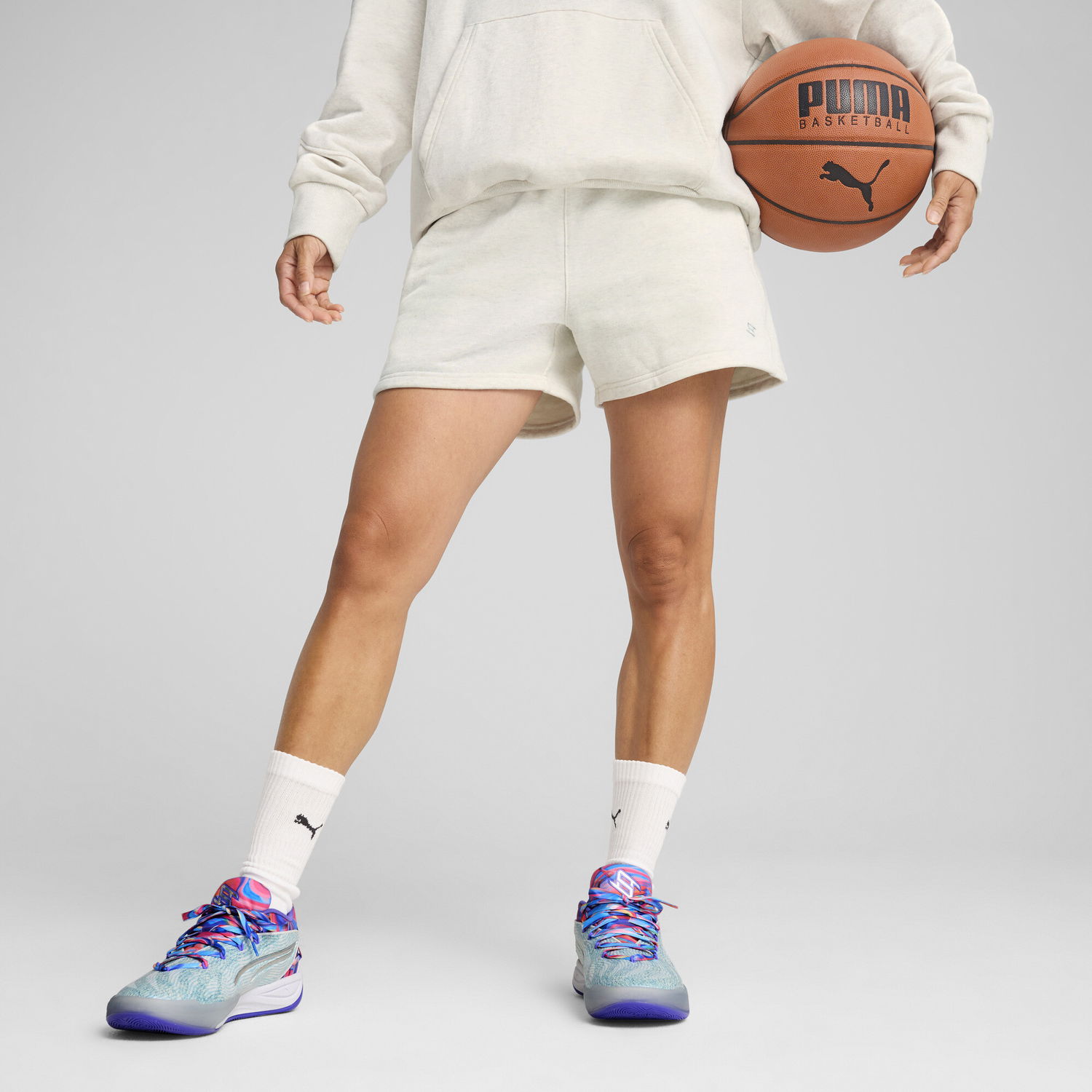 Къси панталони Puma Stewie Prism Basketball Shorts Бежово | 630525_01, 1