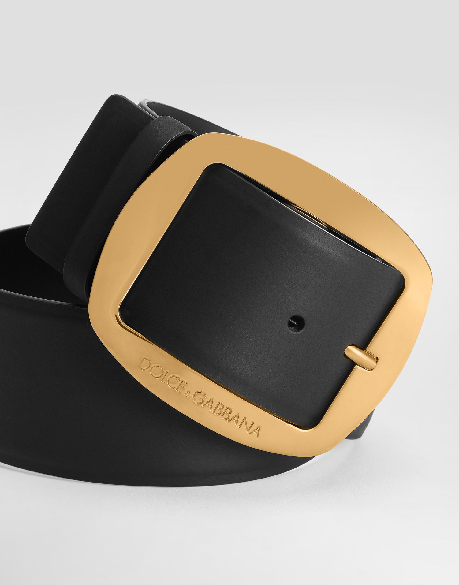 Колани Dolce & Gabbana Dolce & Gabbana Calfskin Belt 95 Черно | BE4608AW84480999, 1