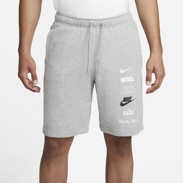 Къси панталони Nike French Terry Mlogo Shorts Сиво | FB8830-063, 0