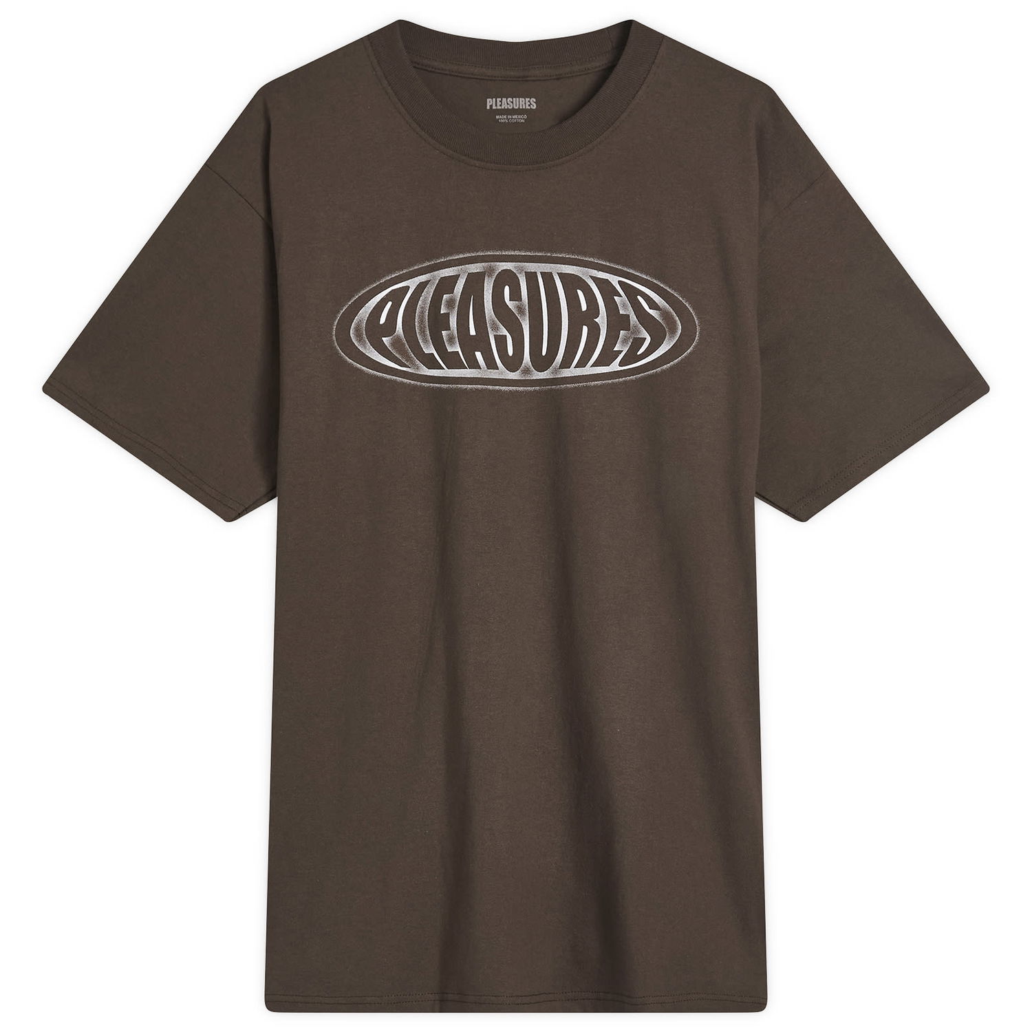 Тениска Pleasures Sandblast Graphic T-Shirt, Size Large Кафяво | P25SU044-CLO, 0