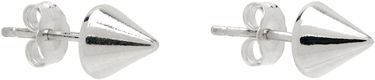 Обеци MARTINE ALI Martine Ali Silver Cone Spike Earrings Металик | MASS25046, 1