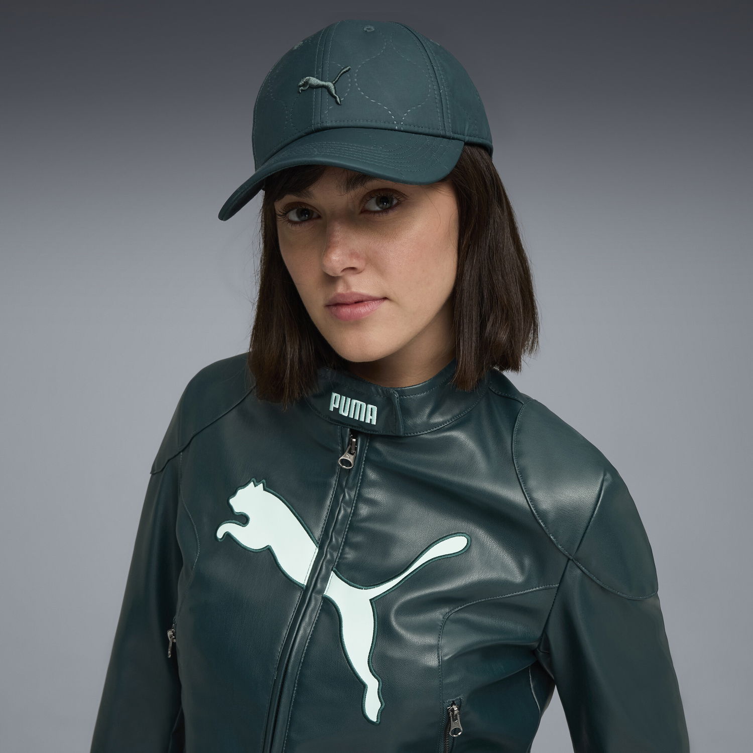 Шапка с козирка Puma Quilted Baseball Cap Зелено | 026382_02, 1