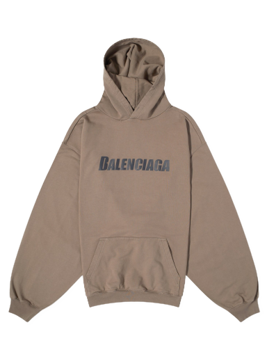 Суитчър Balenciaga Popover Hoodie Кафяво | 729361-TNVL2-7761
