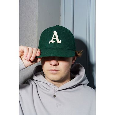 Шапка с козирка New Era New Era MLB Heritage 9FIFTY Retro Crown Oakland Athletics Adjustable Hat Зелено | 60595498, 7