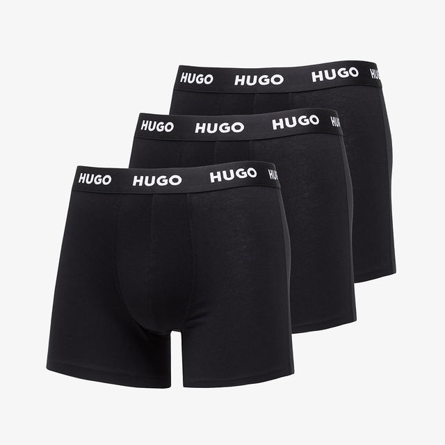 Logo-Waistband Boxer Briefs 3-Pack Black