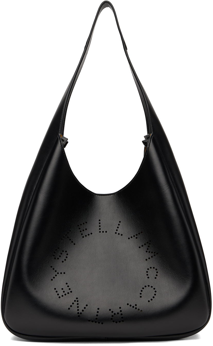 Дамска чанта Stella McCartney Alter Mat Perforated Logo Tote Bag Черно | 7B0102W8542