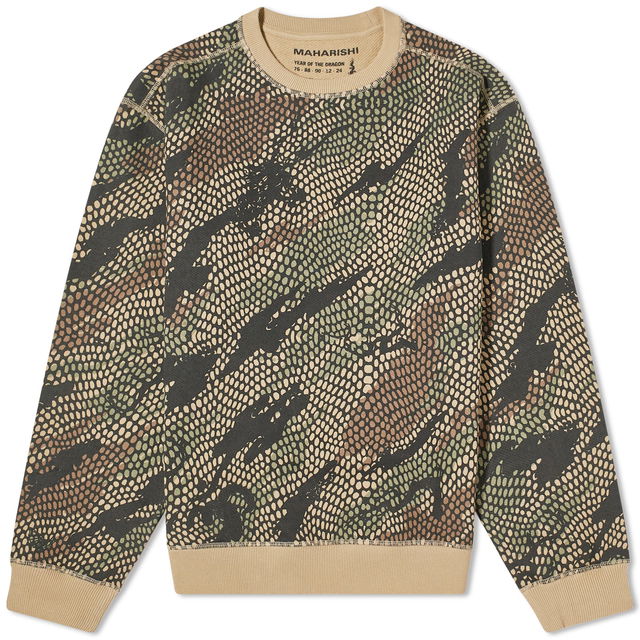 Organic Camo Crew Sweatshirt