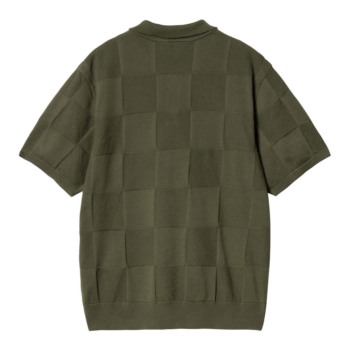 Поло тениска Carhartt WIP Carhartt WIP Checkered Short Sleeve Polo Shirt Зелено | I034535_19, 1