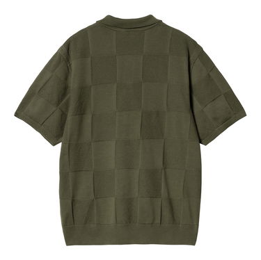 Поло тениска Carhartt WIP Carhartt WIP Checkered Short Sleeve Polo Shirt Зелено | I034535_19, 1