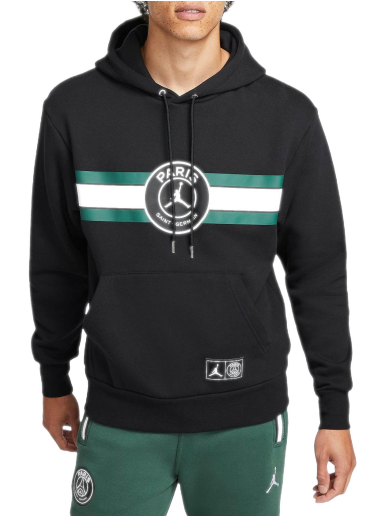 Суитчър Jordan Paris Saint-Germain Fleece Pullover Hoodie Черно | dj3928-010
