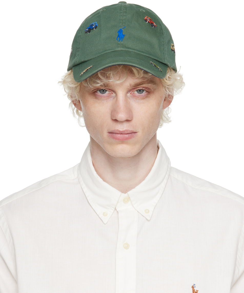 Шапка с козирка Polo by Ralph Lauren Embroidered Cap Зелено | 710910315001, 0