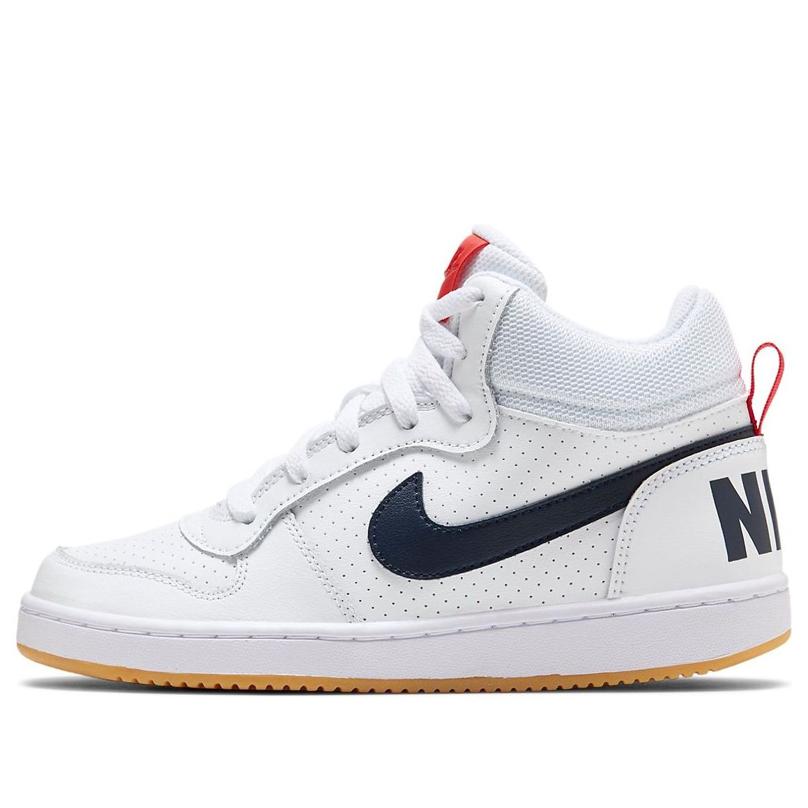 Кецове и обувки Nike Court Borough Mid Бяло | 839977-107, 0
