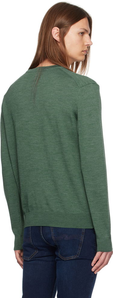 Пуловер MAISON KITSUNÉ Bold Fox Head Patch Regular Sweater Зелено | MM00815KT1036, 2