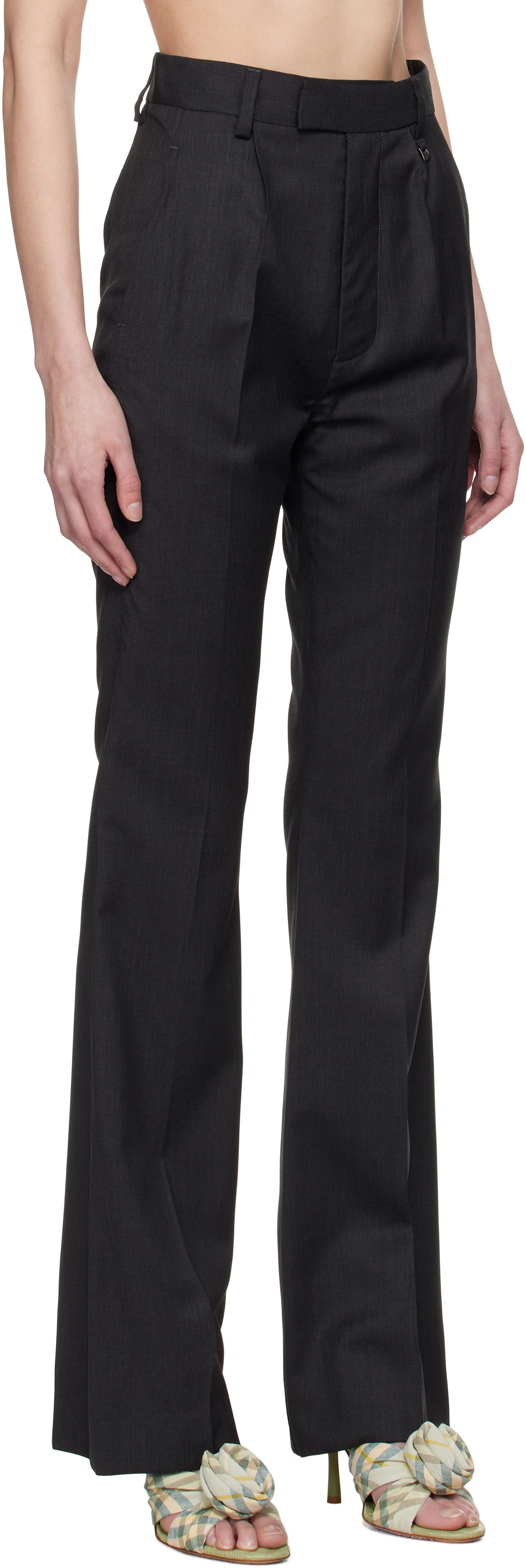 Панталони Vivienne Westwood Vivienne Westwood Ray Pleated Trousers Черно | 1F010008-W0120-, 1