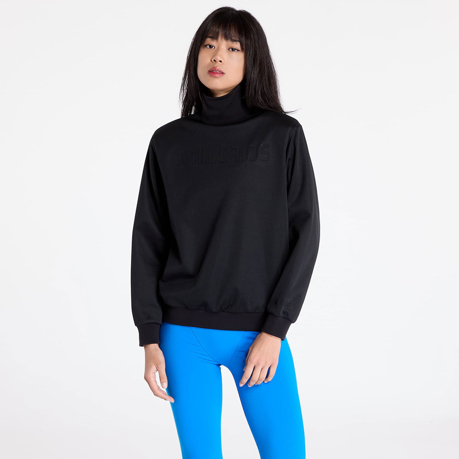 Суитчър adidas Originals Sweatshirt adidas x Fear Of God Athletics Womens Mock Neck Pullover Black S Черно | IT1922, 0