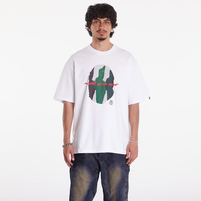 A BATHING APE Shark Shinji Ape Head Relaxed Fit Tee