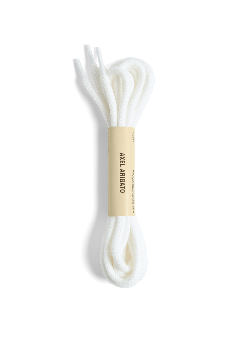 Грижа за обувките AXEL ARIGATO Round Laces - 135cm Бяло | O4298002