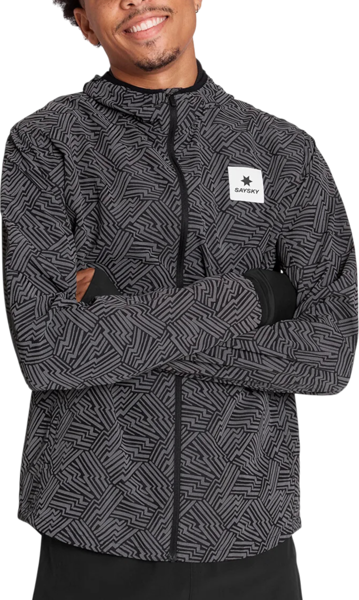 Ветровка Saysky Hooded Reflective Blaze Jacket Сиво | omrja01c1050-omrja01c1050