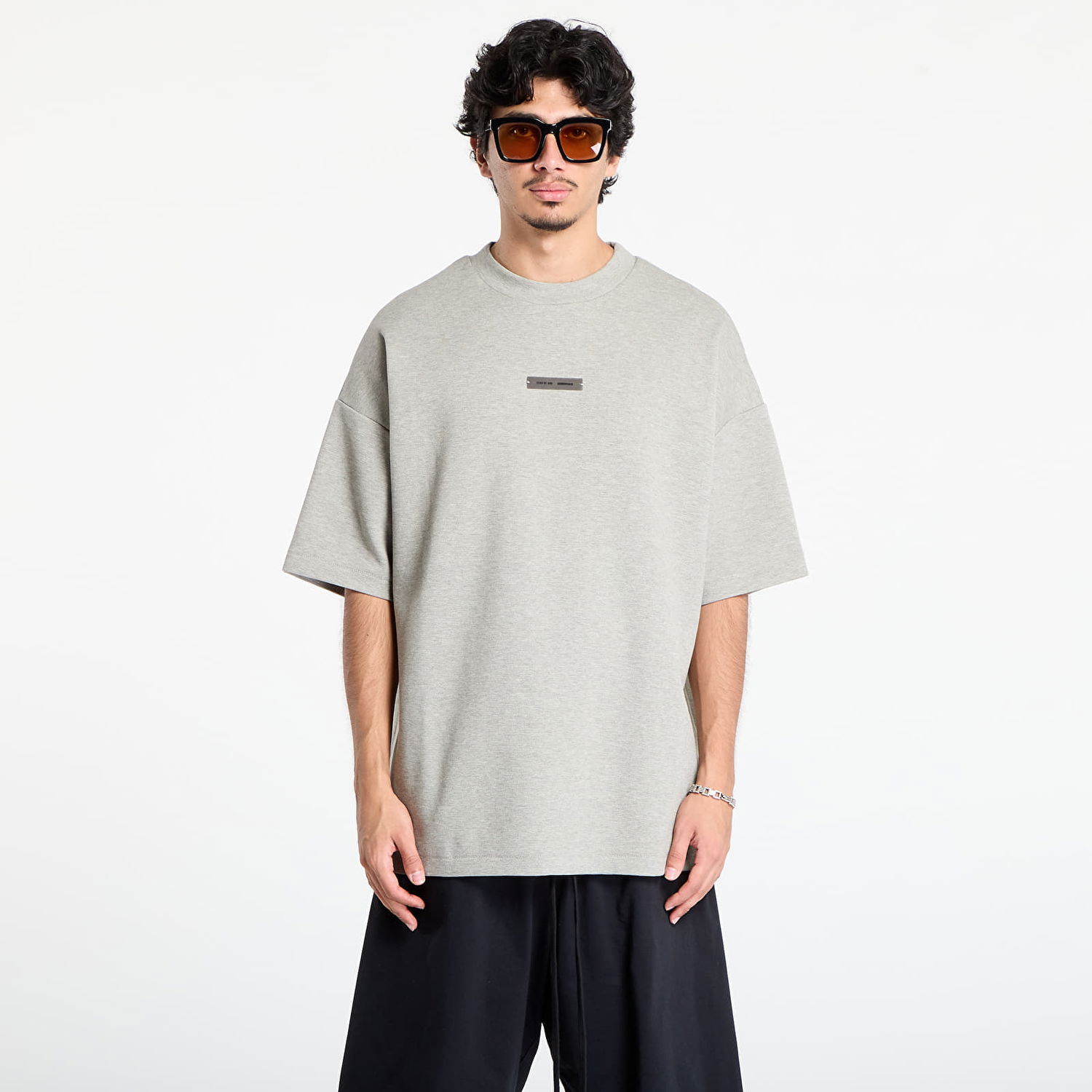 Тениска Fear of God Fear of God Essentials Pique 90's Short Sleeve Tee Сиво | 125SP254415F-345, 0