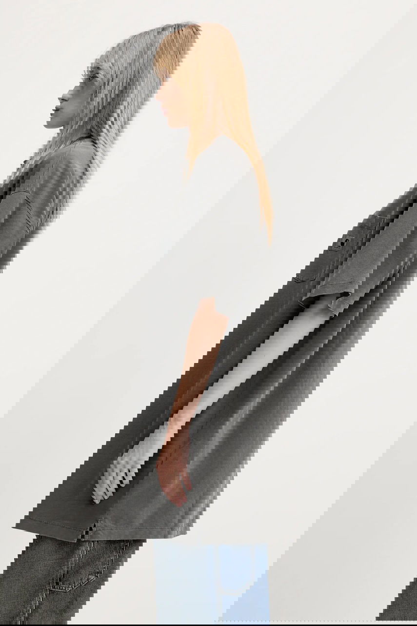 Тениска Carhartt WIP Nelson Grand Relaxed Fit Pocket T-Shirt Сиво | I034621.87GD, 1