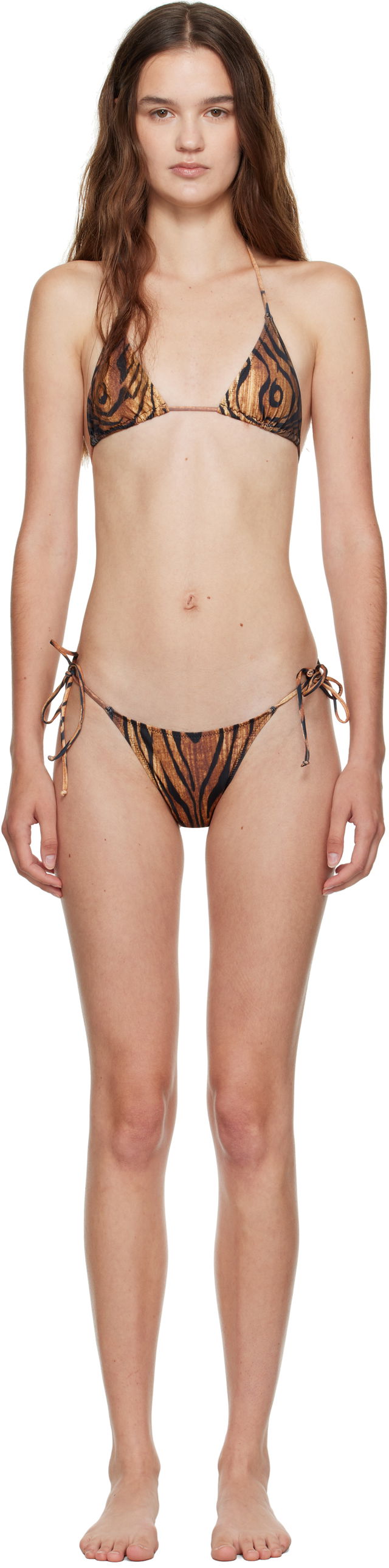 Jean Paul Gaultier 'The Wood' Print Bikini