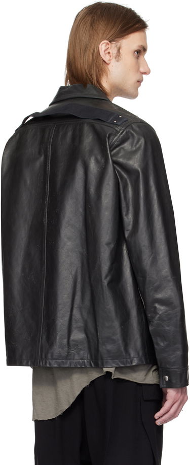 Яке Rick Owens Rick Owens Hollywood Brad Leather Jacket Черно | RU01E5764 LTP, 2