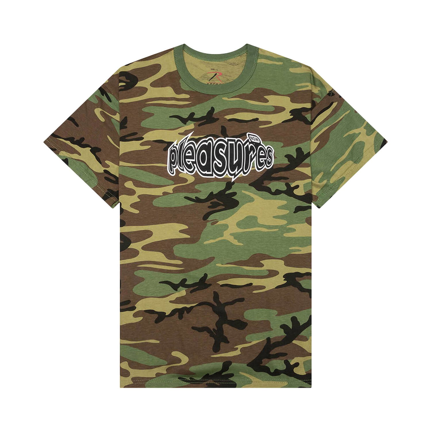 Тениска Pleasures Strain Logo T-Shirt Многоцветен | P21W054 CAMO, 1