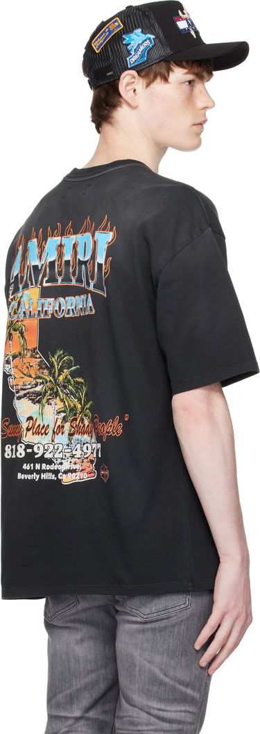 Тениска AMIRI AMIRI Sunny Place Oversized T-Shirt Черно | AMJYTE1210, 2