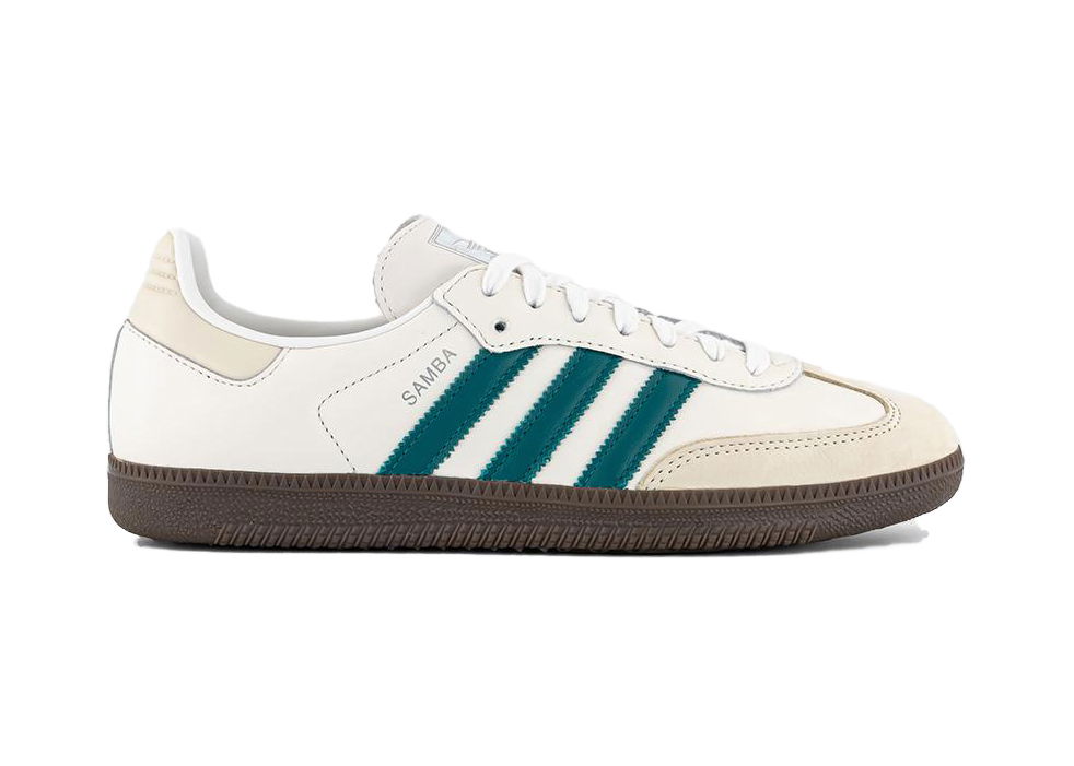 Кецове и обувки adidas Originals adidas Samba OG Cloud White Legacy Teal (Women's) Бяло | IG1963, 0