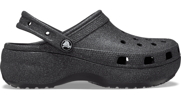Кецове и обувки Crocs Classic Platform Glitter Clogs Black Черно | 207241-001, 0
