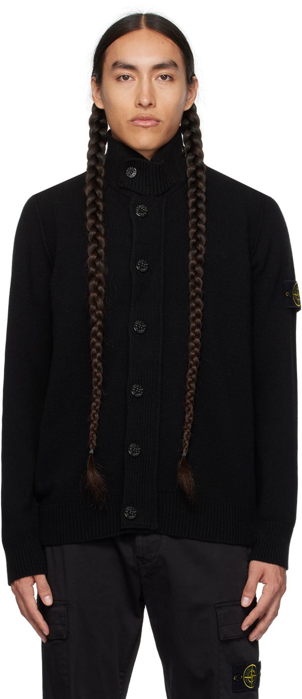 Пуловер Stone Island Patch Черно | 7915547A3, 0