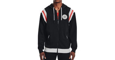 Суитчър Under Armour Rival Fleece Full-zip Hoodie Черно | 1366303-001, 1
