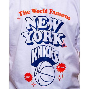 Тениска Mitchell & Ness NBA Merch Take Out Tee Knicks White Бяло | BMTRINTL1234-NYKWHIT, 4