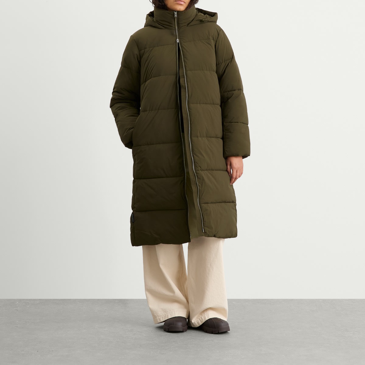 Longline Puffer Coat, 4