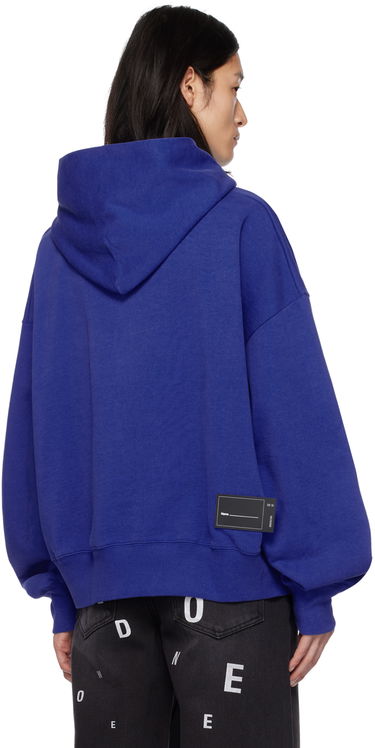 Суитчър We11done Embroidered Hoodie Синьо | WD-TH3-22-714-U-BL, 2