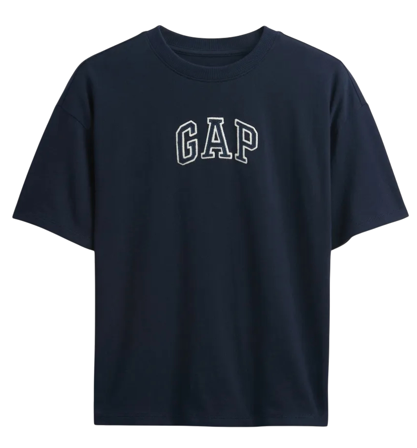 Тениска GAP T-Shirt Americana Original Logo Тъмно синьо | 782451-02