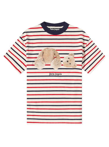 Тениска Palm Angels Kill The Bear Striped Tee Многоцветен | PMAA001S22JER0122560
