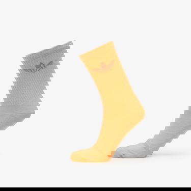 Чорапи adidas Originals Trefoil Crew Sock Cushion 6-Pack Silver Green/ Glow Pink/ Powder Yellow Многоцветен | JI9505, 9