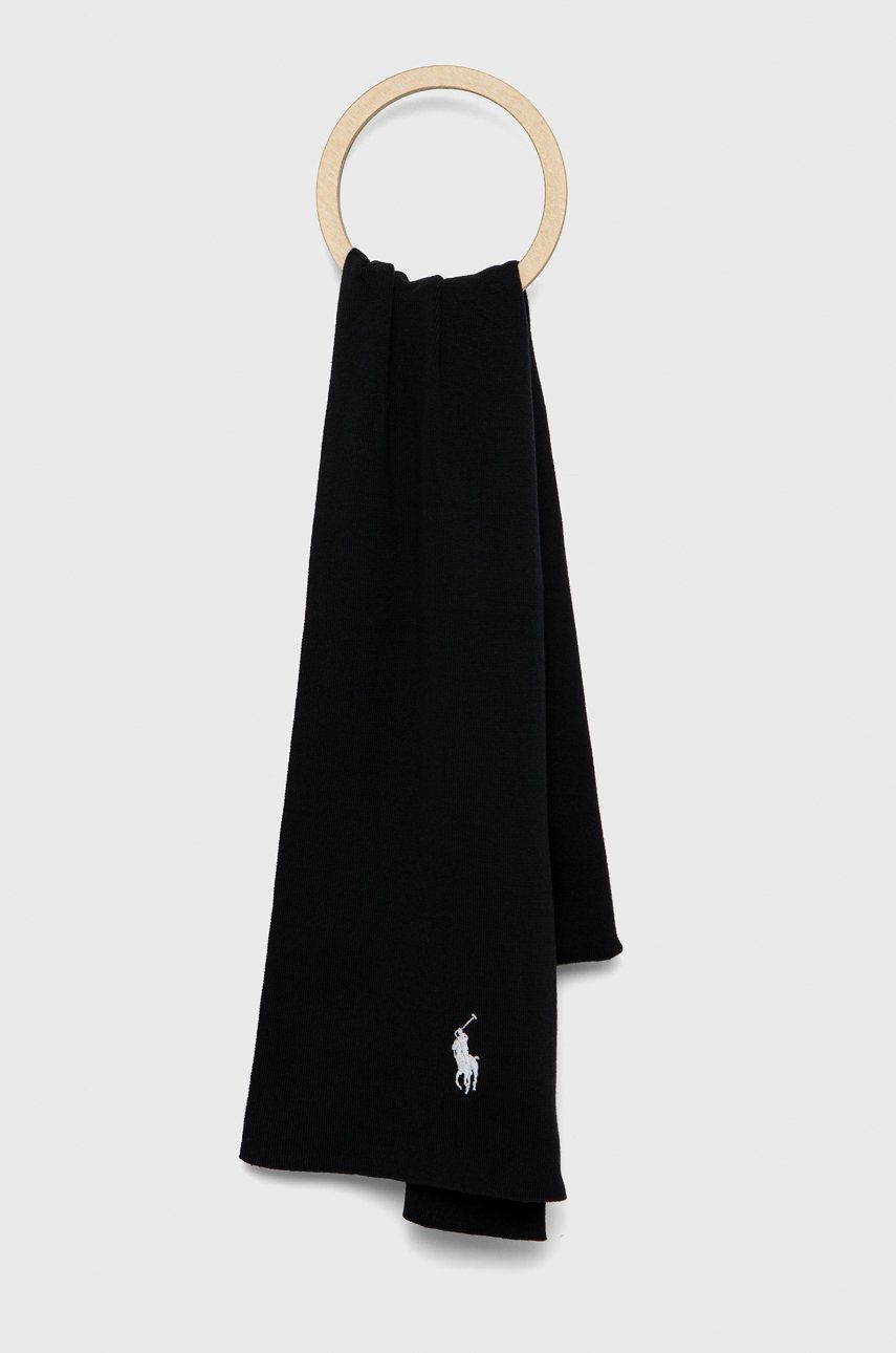 Шал Polo by Ralph Lauren Cotton Scarf Черно | 710886139005, 0